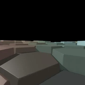 3D rendering of a beautiful hexagonal background Stock Illustration