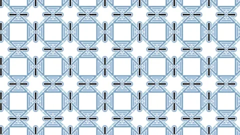 A 3d rendering of the beautiful seamless tile pattern background animation Stock Footage 202258735
