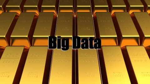 3d rendering of Big Data Blue Gradient Technology Background 스톡 일러스트