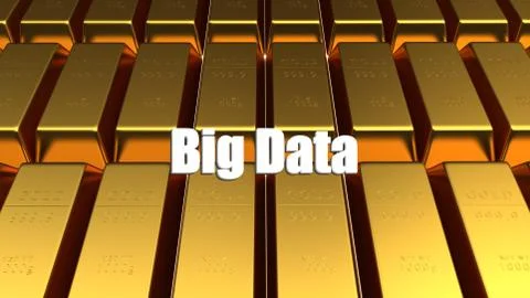 3d rendering of Big Data Blue Gradient Technology Background 스톡 일러스트