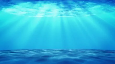 3d rendering of big ice stone on the sea Foto stock