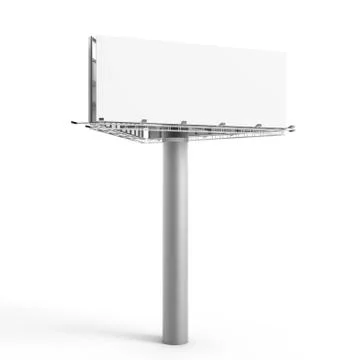 3D rendering billboard Stock Photos