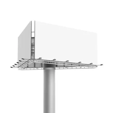 3D rendering billboard Foto stock