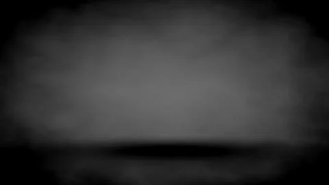 3d rendering of a black background studio with light in the middle. Stock Illustration