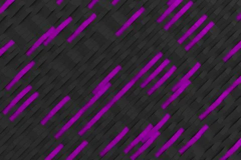 3D rendering of black matte plastic waves with colored elements 스톡 일러스트