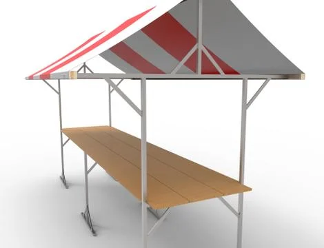 3D rendering of a black touch screen tablet isolated on white background Stock Illustration