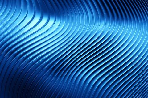 3D rendering. Blue    geometric pattern.  Minimalistic pattern of simple shap Stockillustratie