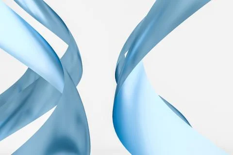 3d rendering, blue metalic surface and graphic design background Stock Photos