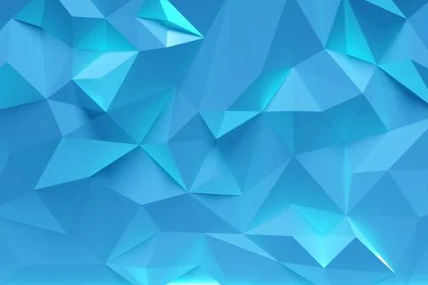 3D rendering. Blue   pattern of cubes of different shapes. Minimalistic patte Stock Illustration