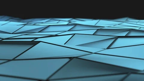 3d rendering blue waves loop animation Stock Footage 123602160