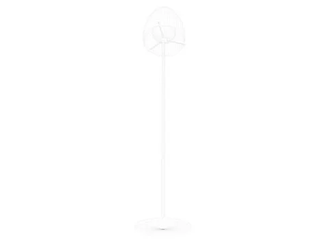 3d rendering of a blueprint lamp light holder isolate on a white background Stock Illustration