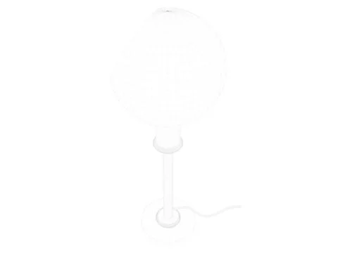 3d rendering of a blueprint lamp light holder isolate on a white background Stock Illustration