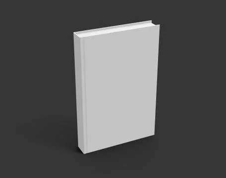 3D rendering book mockup Illustrazione stock
