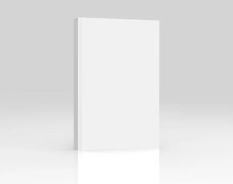 3D rendering book mockup Illustrazione stock