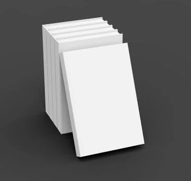 3D rendering books mockup Stock Illustration
