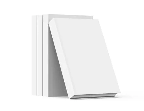 3D rendering books mockup Stock Illustration