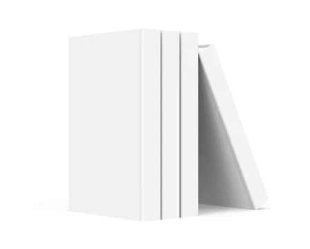 3D rendering books mockup Stock Illustration