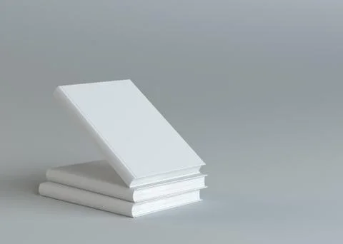3D rendering books mockup Illustrazione stock