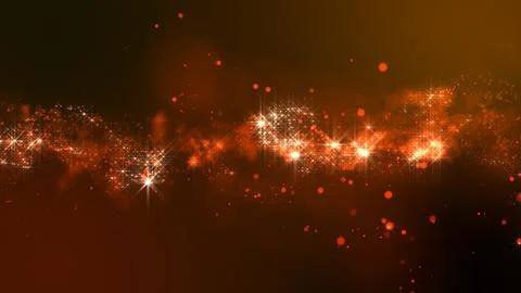 3D rendering of bright abstract cloud from particle structure 스톡 일러스트