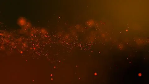 3D rendering of bright abstract cloud from particle structure Stock Illustration