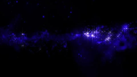 3D rendering of bright abstract cloud from particle structure Stock Illustration