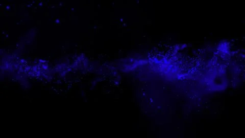 3D rendering of bright abstract cloud from particle structure Stock Illustration