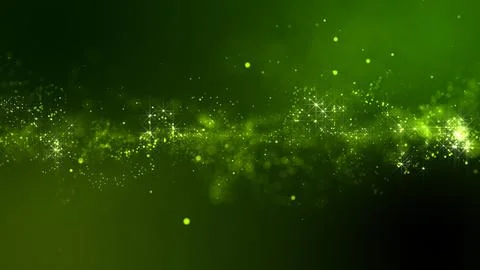 3D rendering of bright abstract cloud from particle structure Stock Illustration