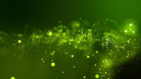 3D rendering of bright abstract cloud from particle structure Illustrazione stock