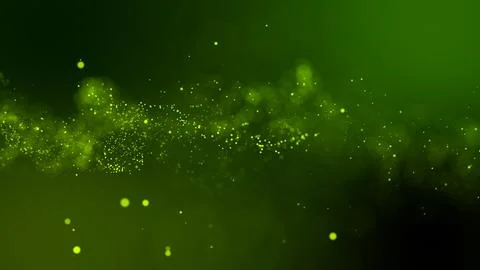 3D rendering of bright abstract cloud from particle structure Illustrazione stock