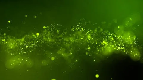 3D rendering of bright abstract cloud from particle structure イラスト素材