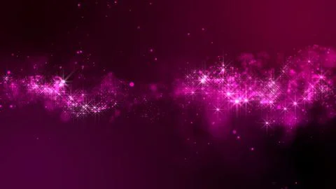 3D rendering of bright abstract cloud from particle structure 스톡 일러스트