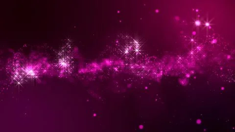 3D rendering of bright abstract cloud from particle structure Stock Illustration