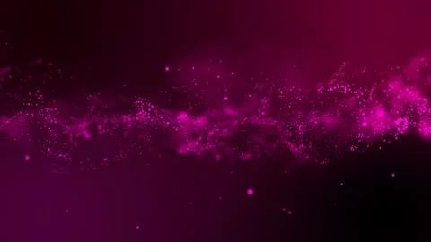 3D rendering of bright abstract cloud from particle structure Stock Illustration