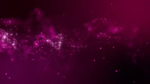 3D rendering of bright abstract cloud from particle structure Illustrazione stock