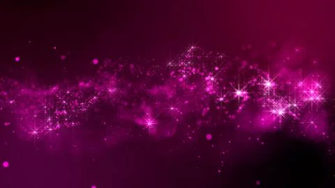 3D rendering of bright abstract cloud from particle structure Illustrazione stock