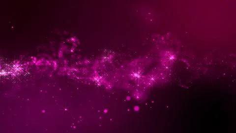 3D rendering of bright abstract cloud from particle structure Stock Illustration