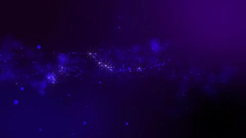 3D rendering of bright abstract cloud from particle structure Stock Illustration