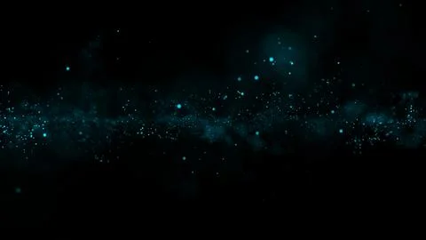 3D rendering of bright abstract cloud from particle structure イラスト素材