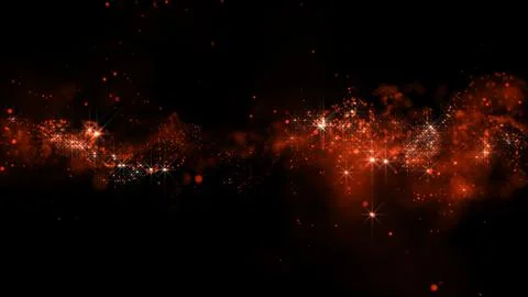 3D rendering of bright abstract cloud from particle structure イラスト素材