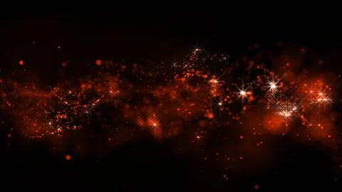 3D rendering of bright abstract cloud from particle structure 스톡 일러스트