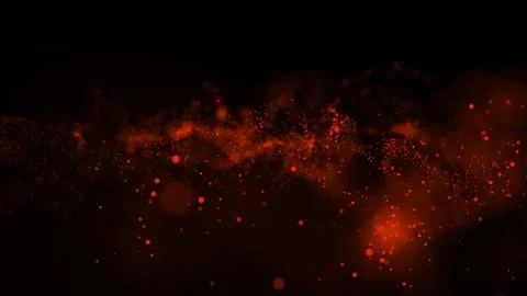 3D rendering of bright abstract cloud from particle structure 스톡 일러스트
