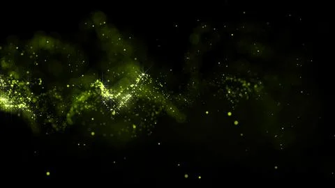3D rendering of bright abstract cloud from particle structure イラスト素材