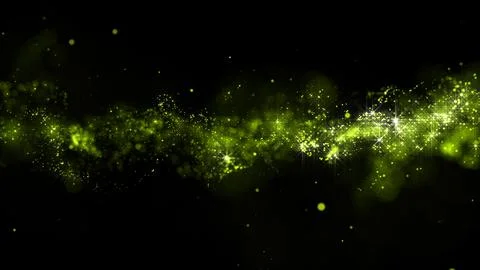 3D rendering of bright abstract cloud from particle structure Illustrazione stock