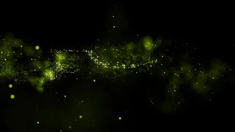 3D rendering of bright abstract cloud from particle structure 스톡 일러스트