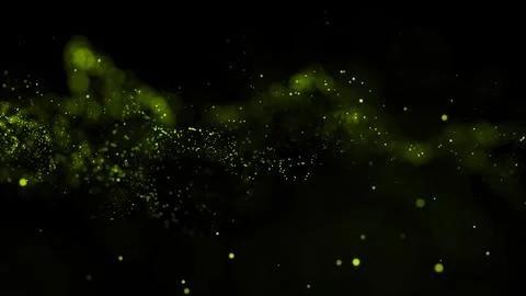 3D rendering of bright abstract cloud from particle structure イラスト素材