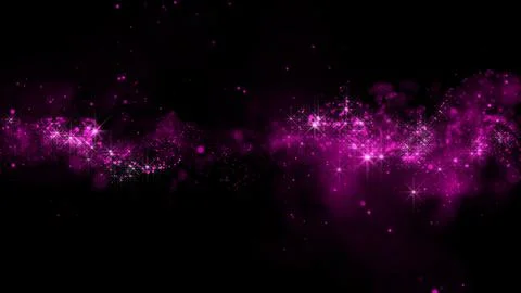 3D rendering of bright abstract cloud from particle structure Stock Illustration