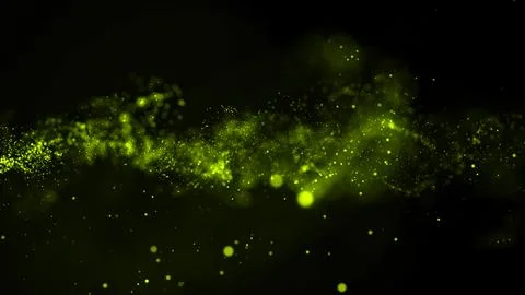 3D rendering of bright abstract cloud from particle structure 스톡 일러스트