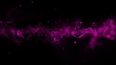 3D rendering of bright abstract cloud from particle structure Illustrazione stock