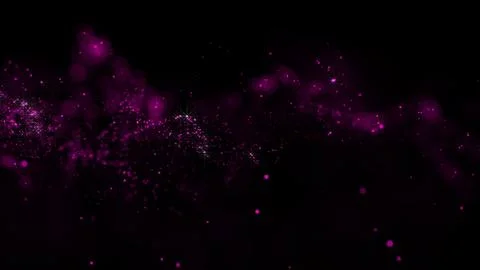 3D rendering of bright abstract cloud from particle structure Stock Illustration