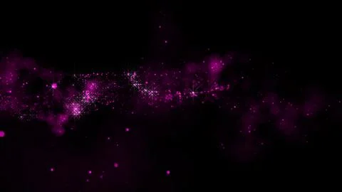 3D rendering of bright abstract cloud from particle structure Illustrazione stock